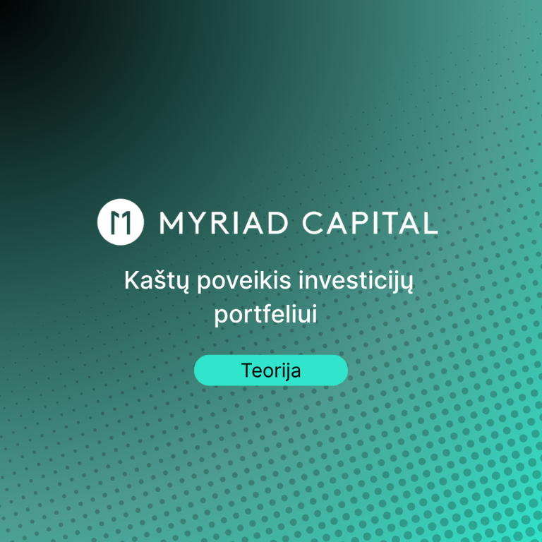 Kaštų poveikis investicijų portfeliui