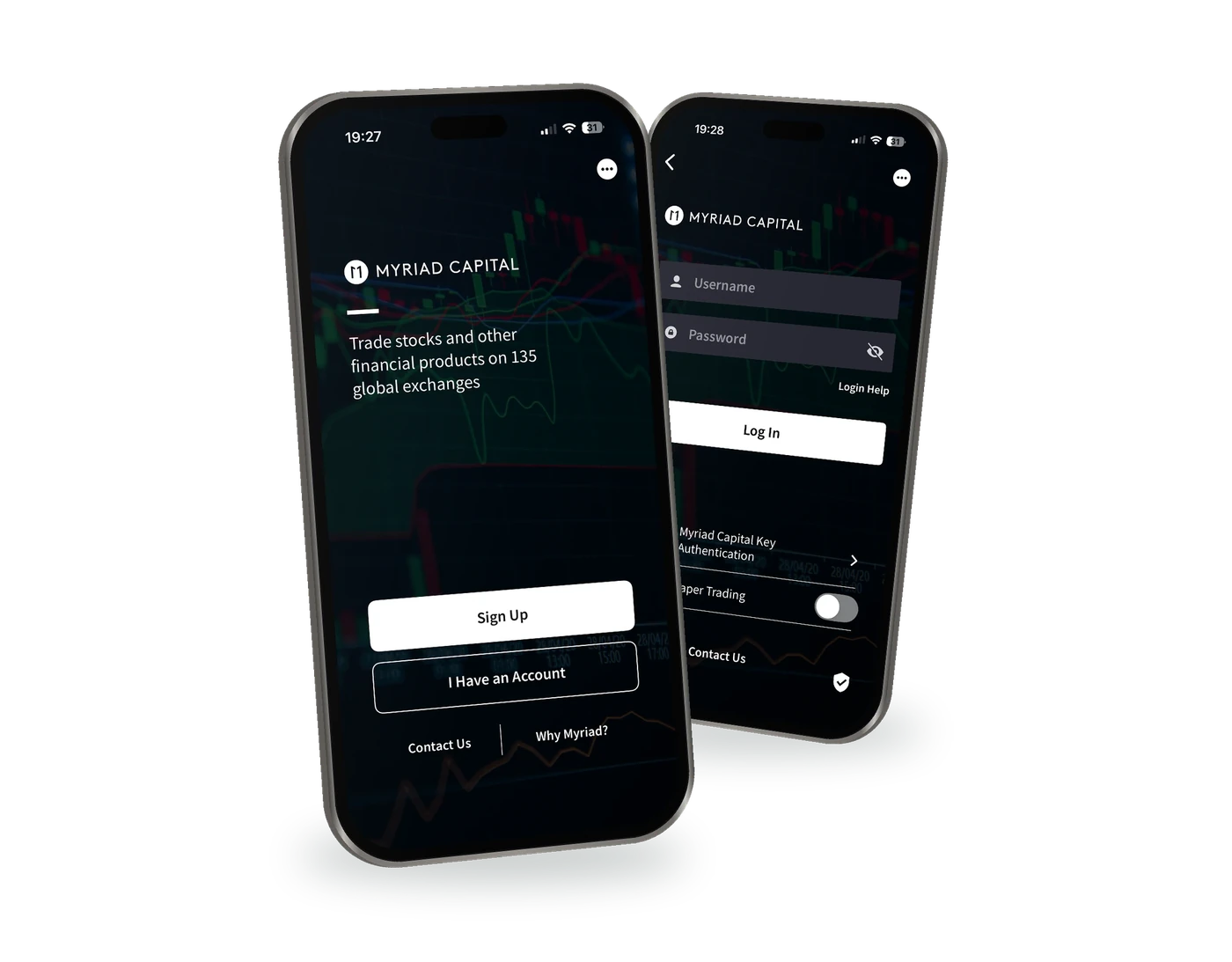 „Myriad Capital“ investavimo programėlė telefone: akcijos, obligacijos ir ETF